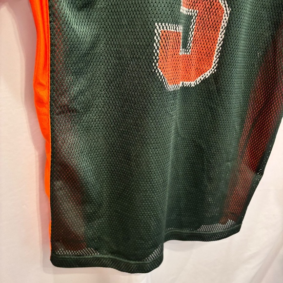 Starter University of Miami UM Miami Hurricanes #3 Football Jersey Size Large - Picture 11 of 16